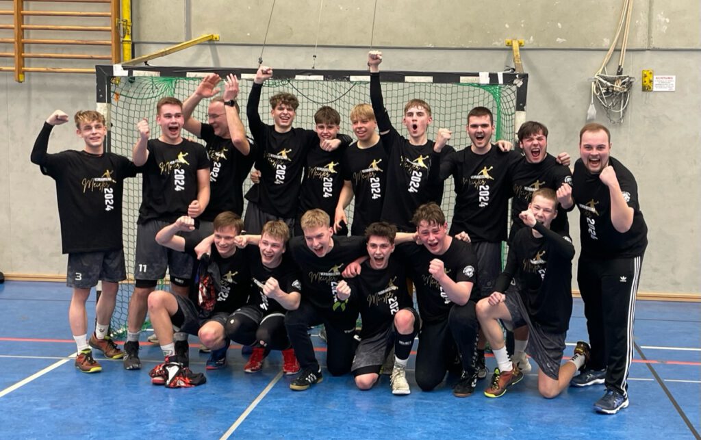 Mannschaft der A-Jugend der JSG Handball LöMO