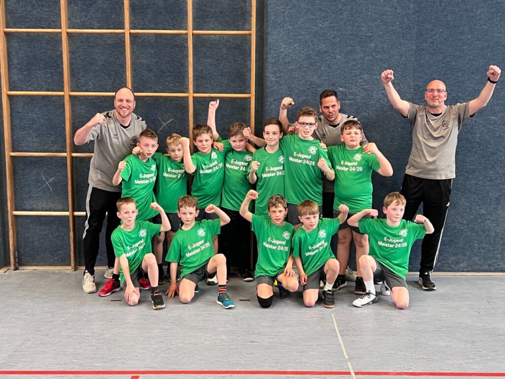Mannschaft der E2-Jugend der JSG Handball LöMO